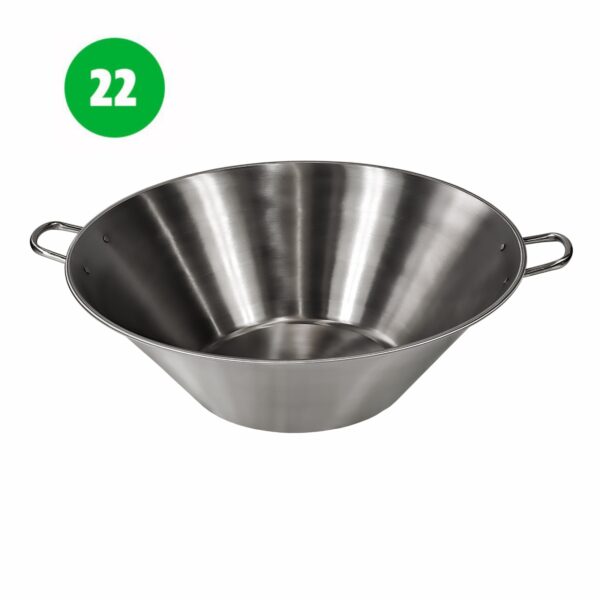 Tacho  de Inox Beira Alta - Chapa 1mm - 22"