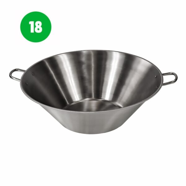 Tacho  de Inox Beira Alta - Chapa 1mm - 18"
