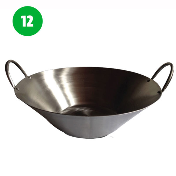 Tacho de Inox Beira Alta - Chapa 2.0 mm - 12"