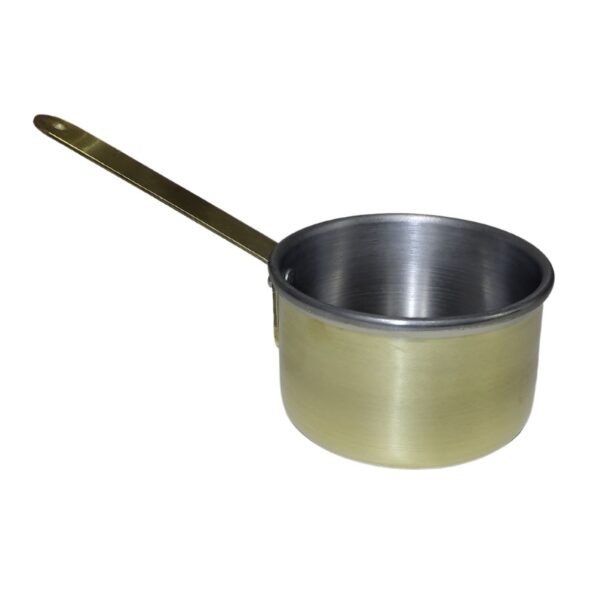 Panelinha de Latão com Inox - 07 x 04 cm
