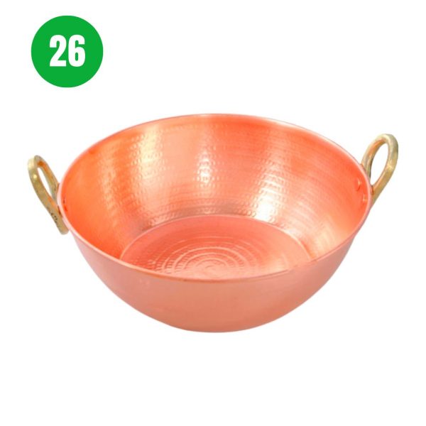 Tacho de Puro cobre  martelado (cigano) - 25 Litros