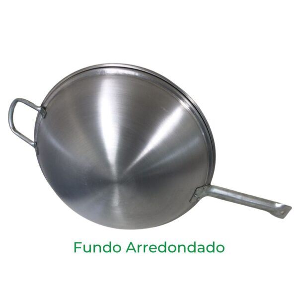 Frigideira WOK Polido - Cabo de ferro - 38 cm - Image 2