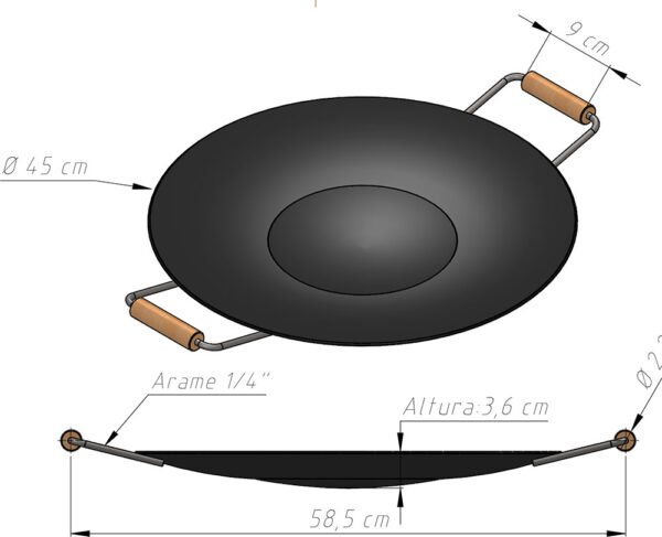Disco de Arado Medio - 41cm - Image 2