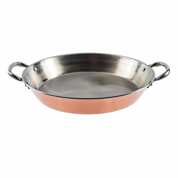 Paellera 36 X 5 cm - Cobre com Inox
