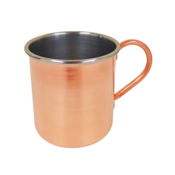 Caneca Reta de Cobre com Inox